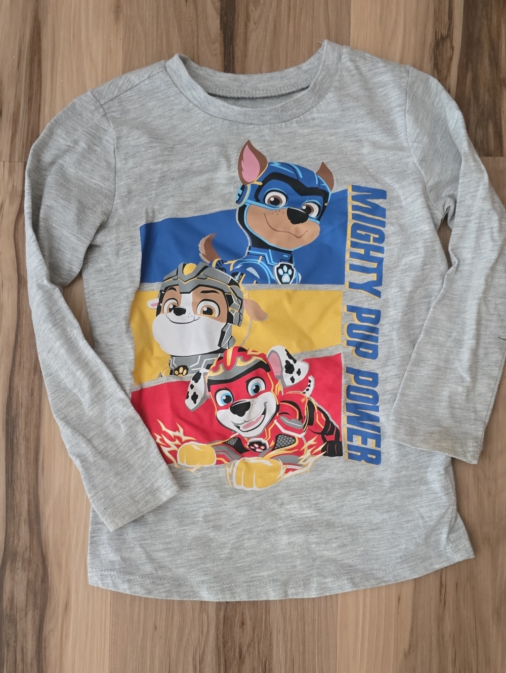 Nickelodeon 5TGray Long-Sleeve Paw Patrol Mighty Pup Tee